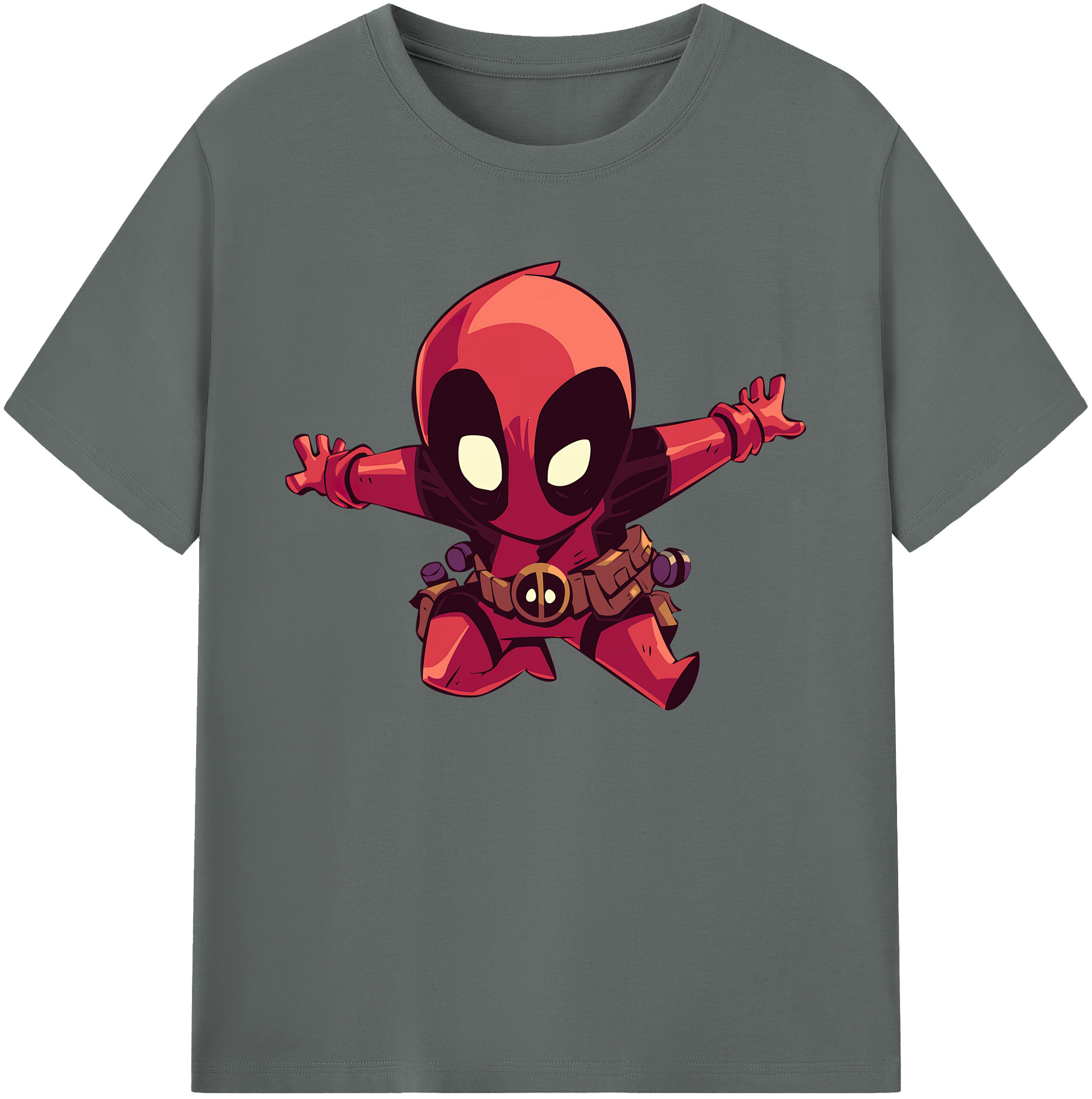 （画像用） Deadpool デッドプール 綿100％ メンズ半袖Tシャツ｜肌触りやわらか＆通気性